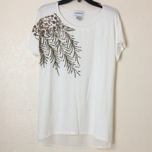 Peck & Peck white blouse